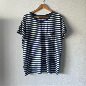 Icebreaker Merino Tabi Striped Pocket Short Sleeve Tee